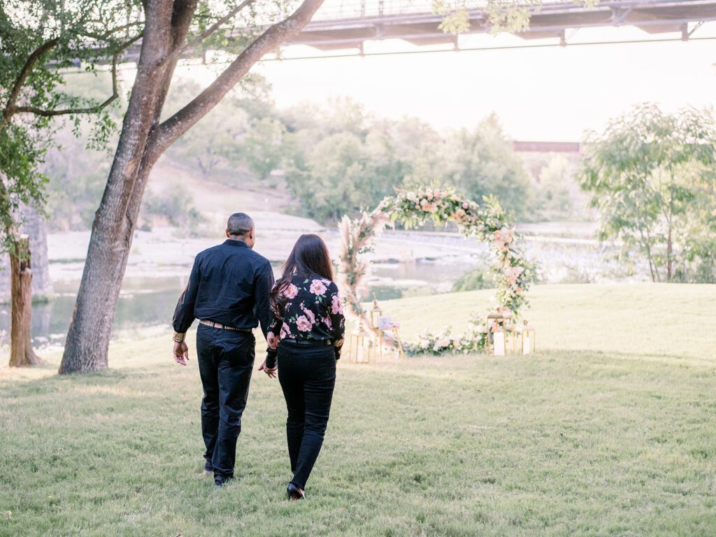 San Antonio proposal texas proposal riverside proposal infinity proposal circle arch proposal flower arch proposal pampas grass flower arch
