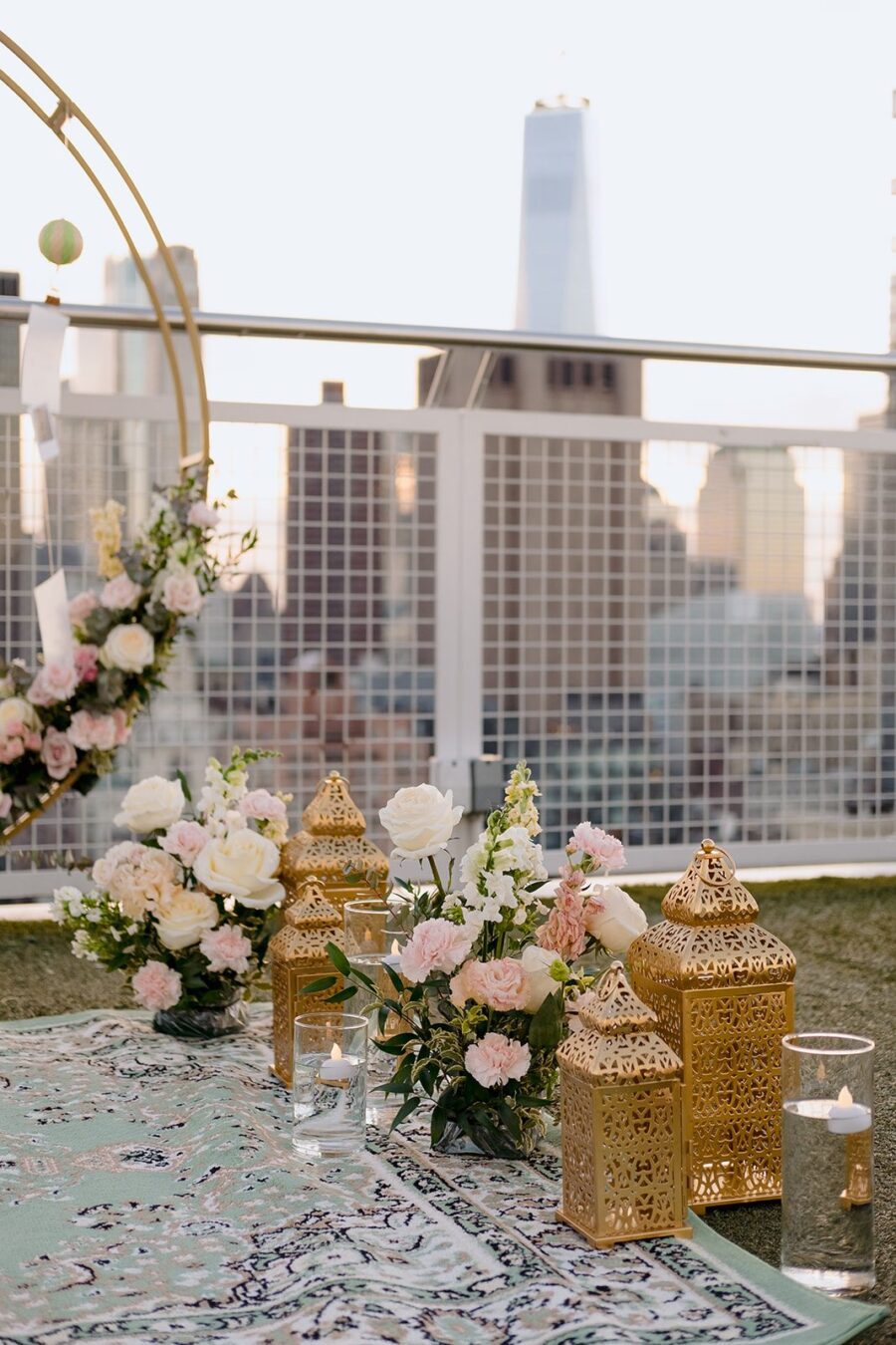 NYC proposal rooftop proposal Nomo Soho hot air balloon proposal custom proposal Moroccan Proposal Turkey Proposal Turkish Proposal Polaroid Proposal