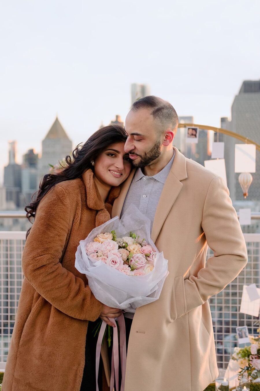 NYC proposal rooftop proposal Nomo Soho hot air balloon proposal custom proposal Moroccan Proposal Turkey Proposal Turkish Proposal Polaroid Proposal