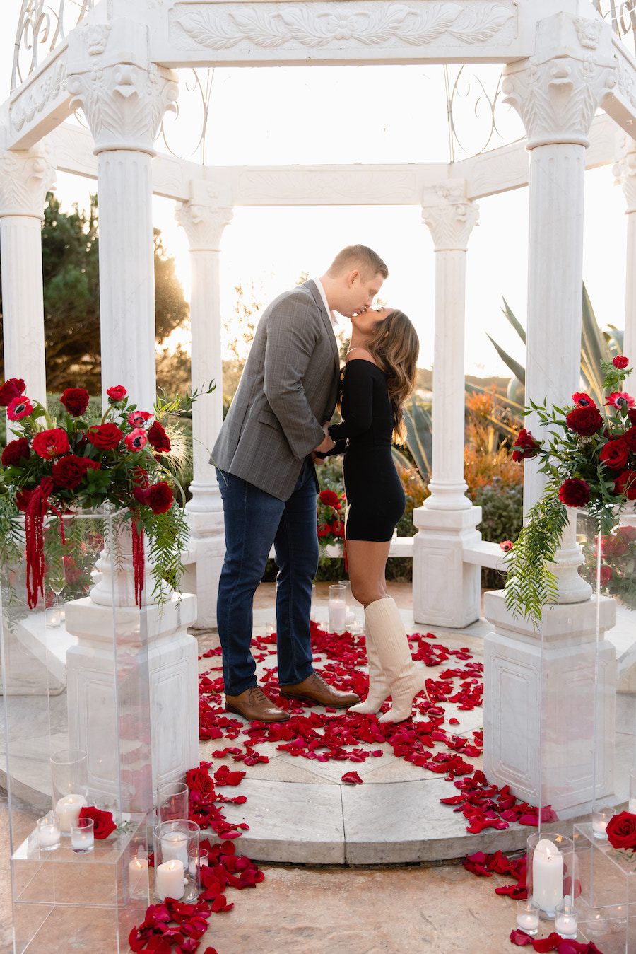 gorgeous gazebo proposal