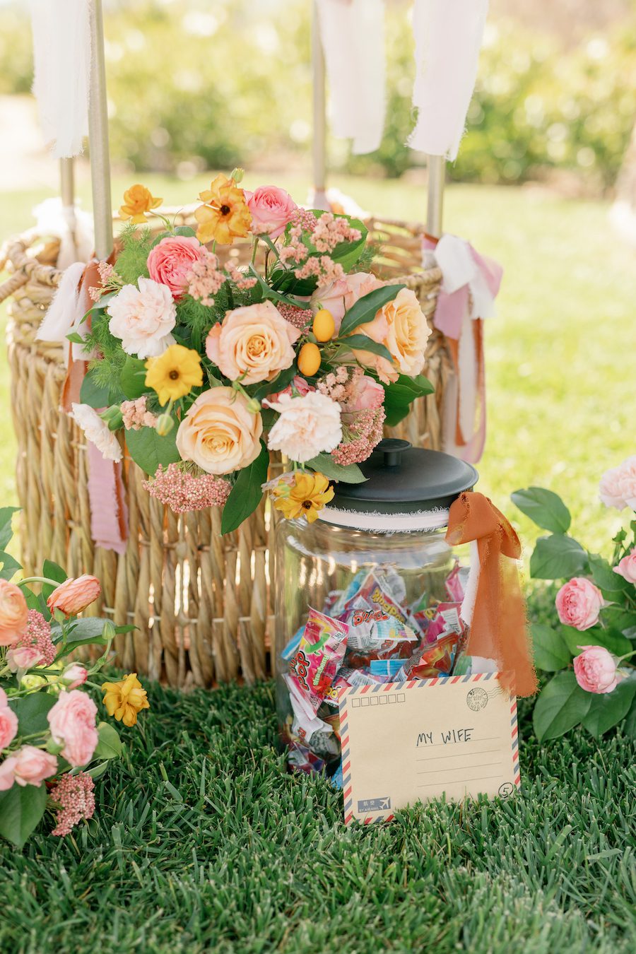 Hot air balloon inspired proposal in Malibu CA