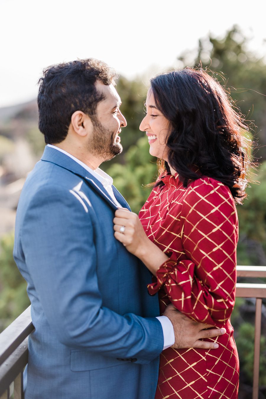 Magical Sedona Arizona picnic proposal set up