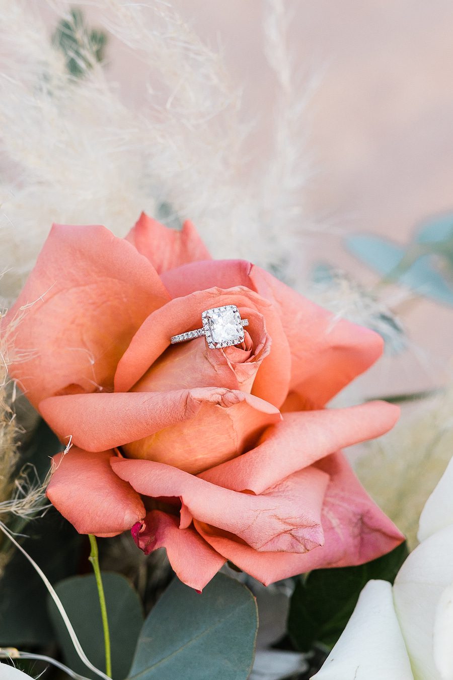 Magical Sedona Arizona picnic proposal set up