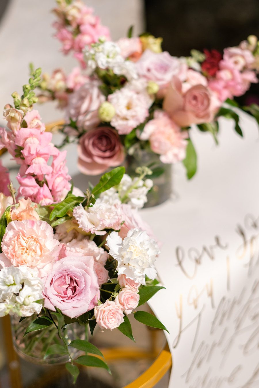 Floral details at this Stunning gazebo proposal in New Jersey, Taylor Swift "Love Story" theme