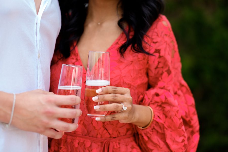 Stunning gazebo proposal in New Jersey, Taylor Swift "Love Story" theme. Engagement ring