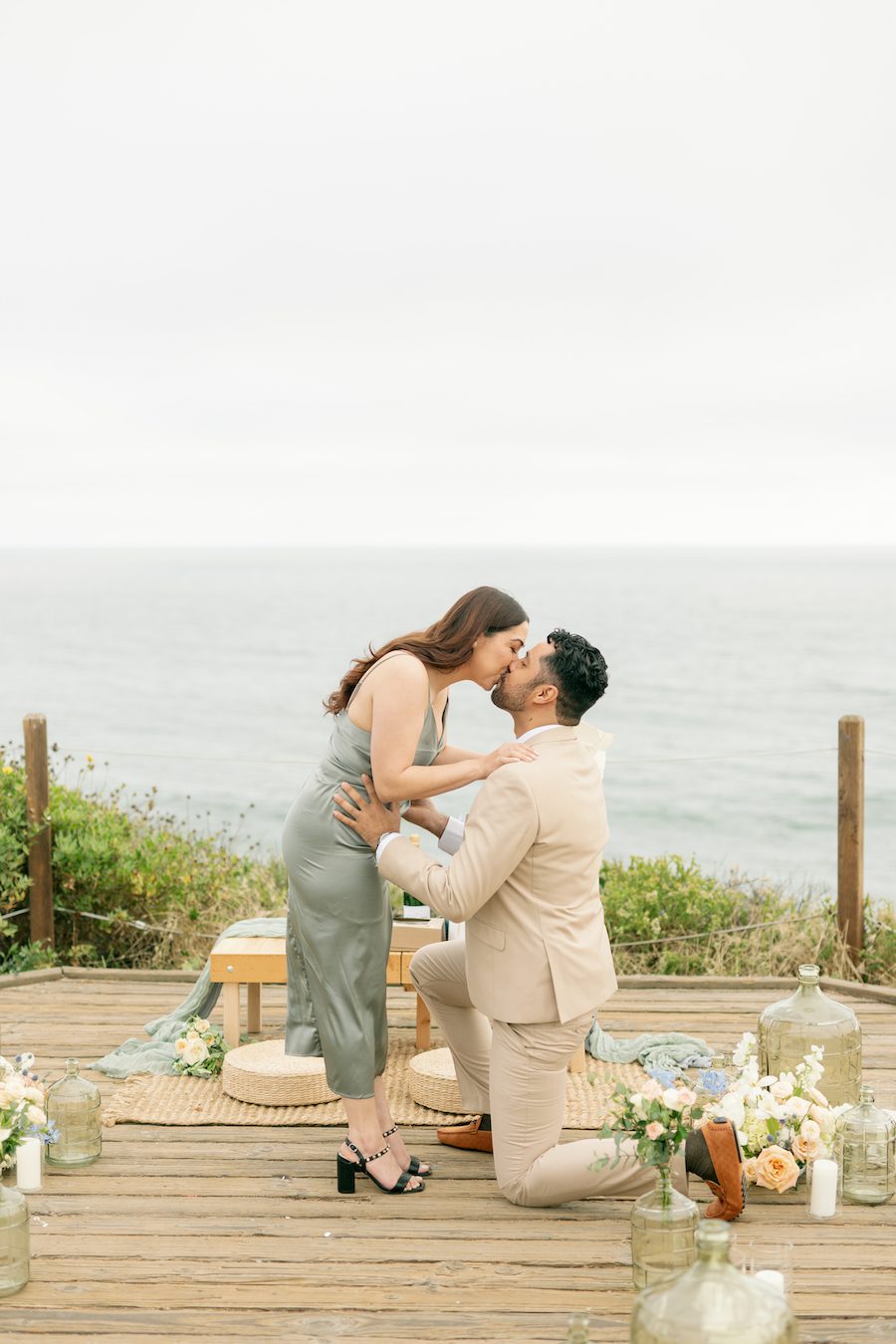 A Stunning Ocean View Picnic Proposal in OC California