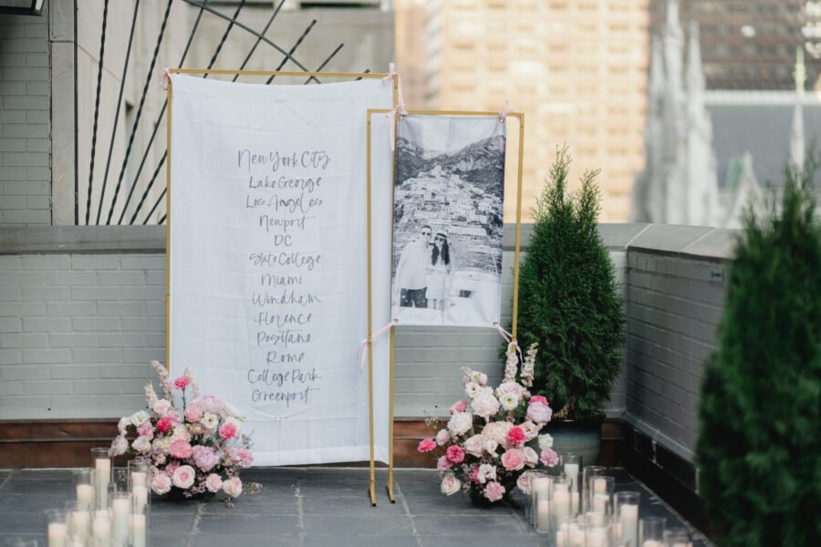 NYC proposal luxury proposal the yes girls proposal planner balcony proposal new york rooftop proposal pink proposal tapestry proposal love letter proposal