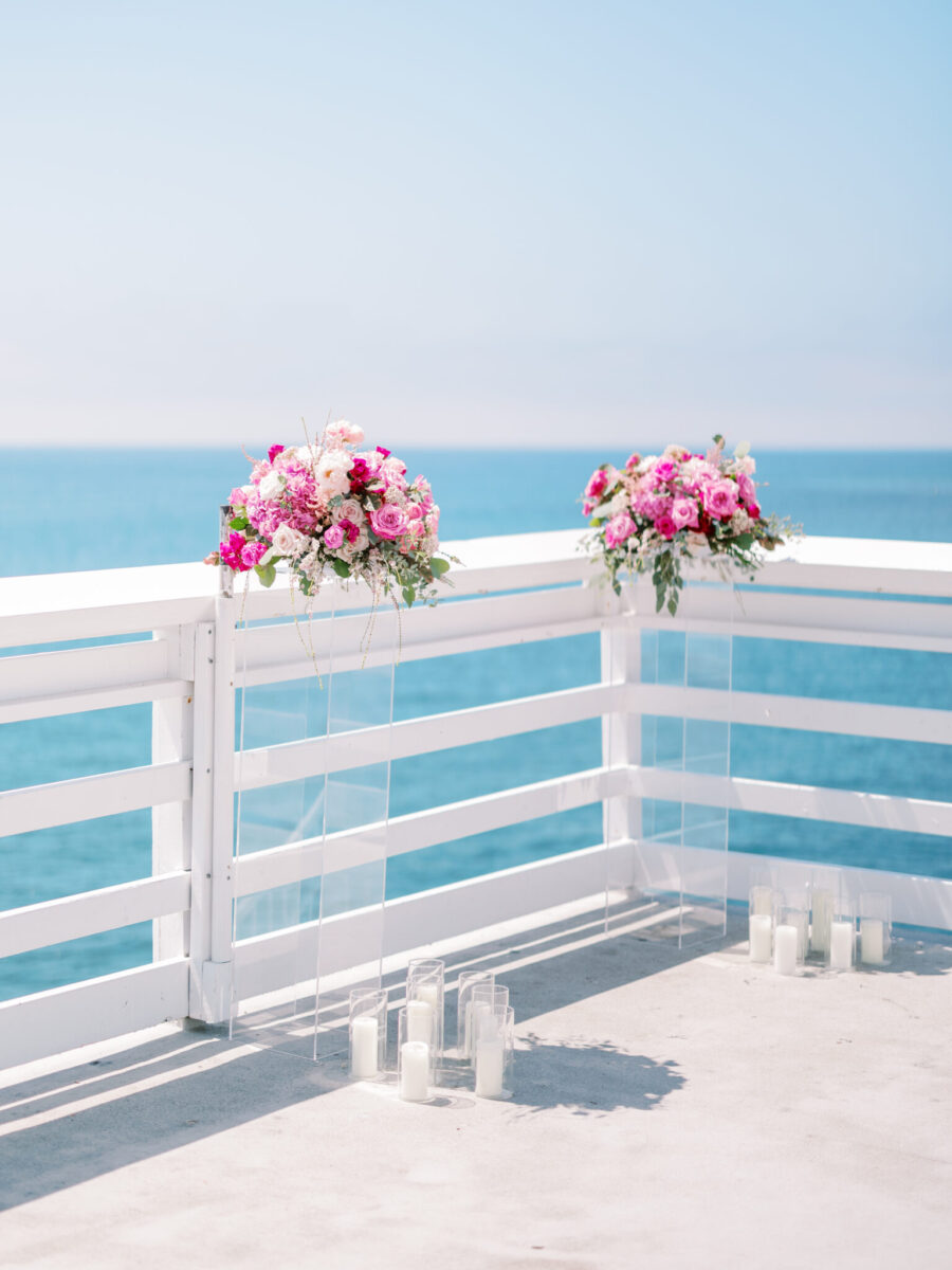 pink beach proposal oceanview proposal