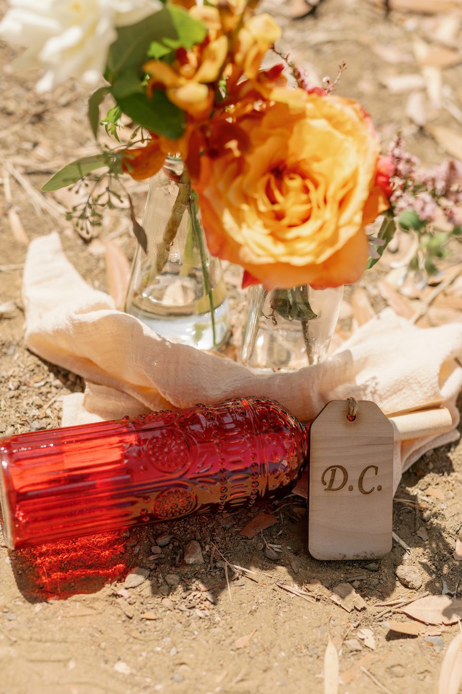 custom details from this private picnic proposal on catalina island 