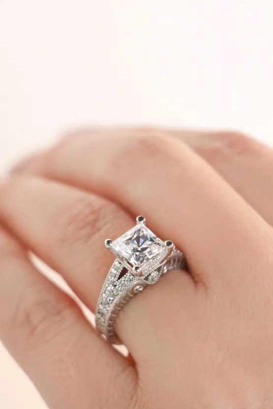 Men&Women CZ Couple Stainless Steel Wedding Rings Rhinestone Engagement  Rings | eBay