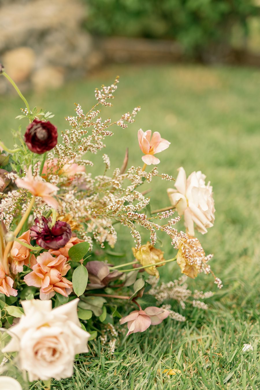 Romanic, Intimate, and Creative Malibu Proposal. With custom details and backdrops. This cozy proposal with gorgeous florals was nestled in the mountains of Malibu. 