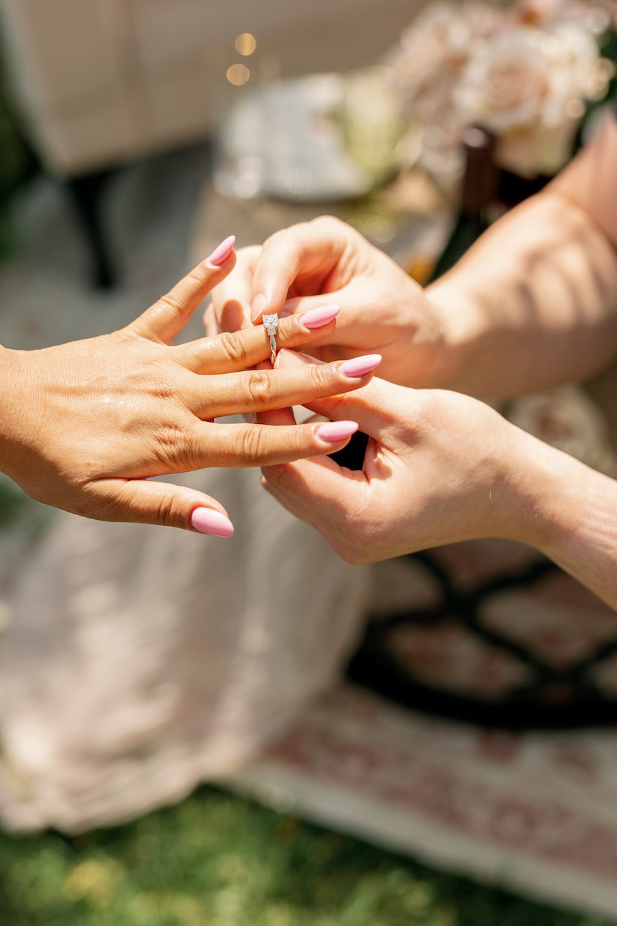 Romanic, Intimate, and Creative Malibu Proposal. With custom details and backdrops. This cozy proposal with gorgeous florals was nestled in the mountains of Malibu. 