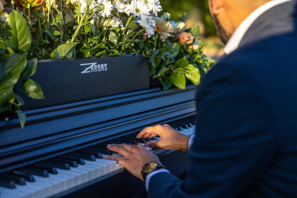 the yes girls piano proposal grand piano proposal arizona proposal luxury arizona wedding