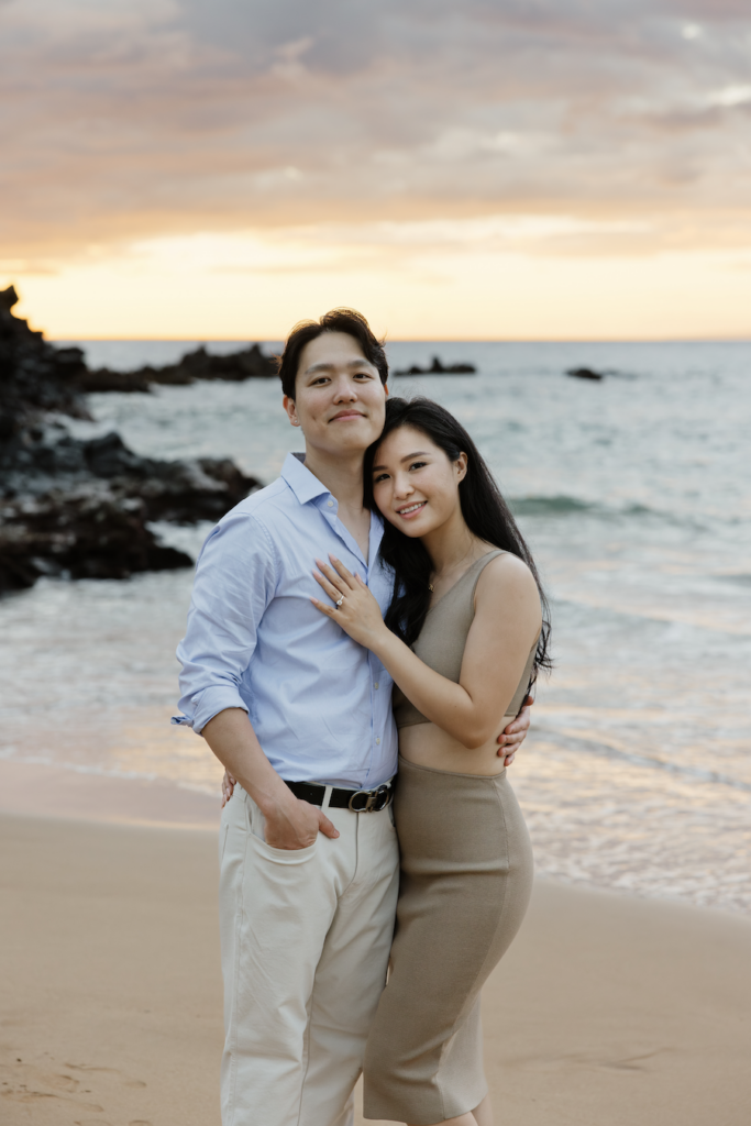 proposal in wailea maui on the beach
