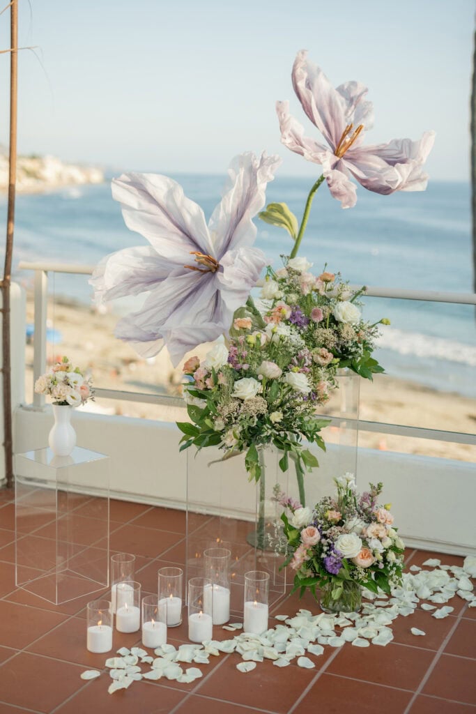 oversized paper flowers