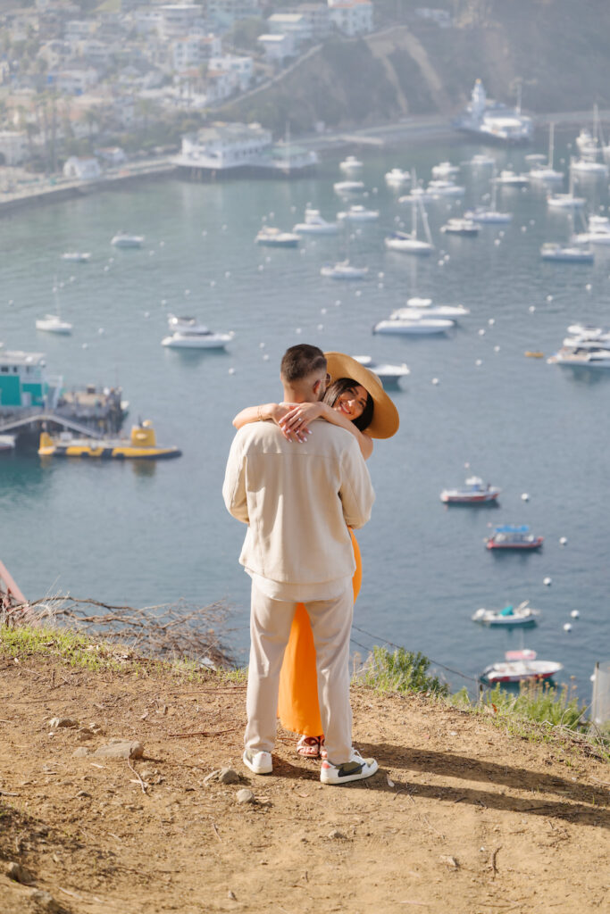 Catalina Island Proposal Engagement Photos