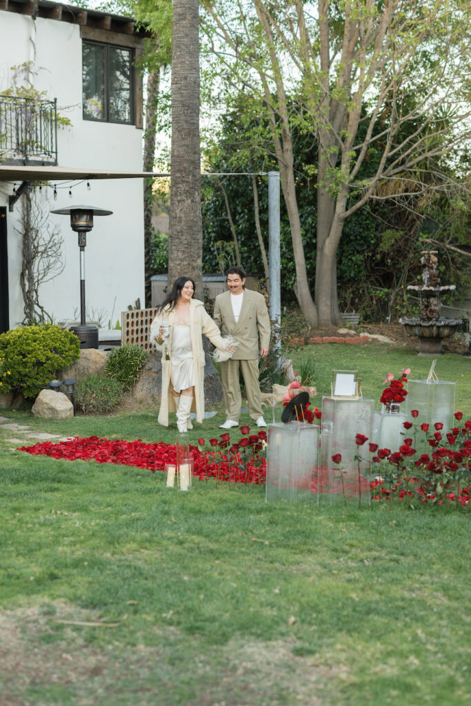Surprise Proposal in Hollywood Hills