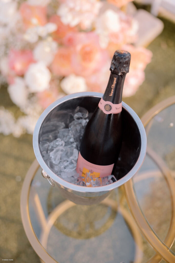 ink Veuve Clicquot for a proposal in New York