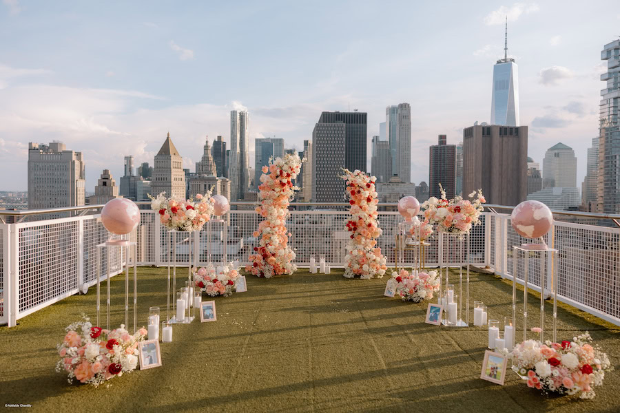 New York Rooftop Proposal Set Up