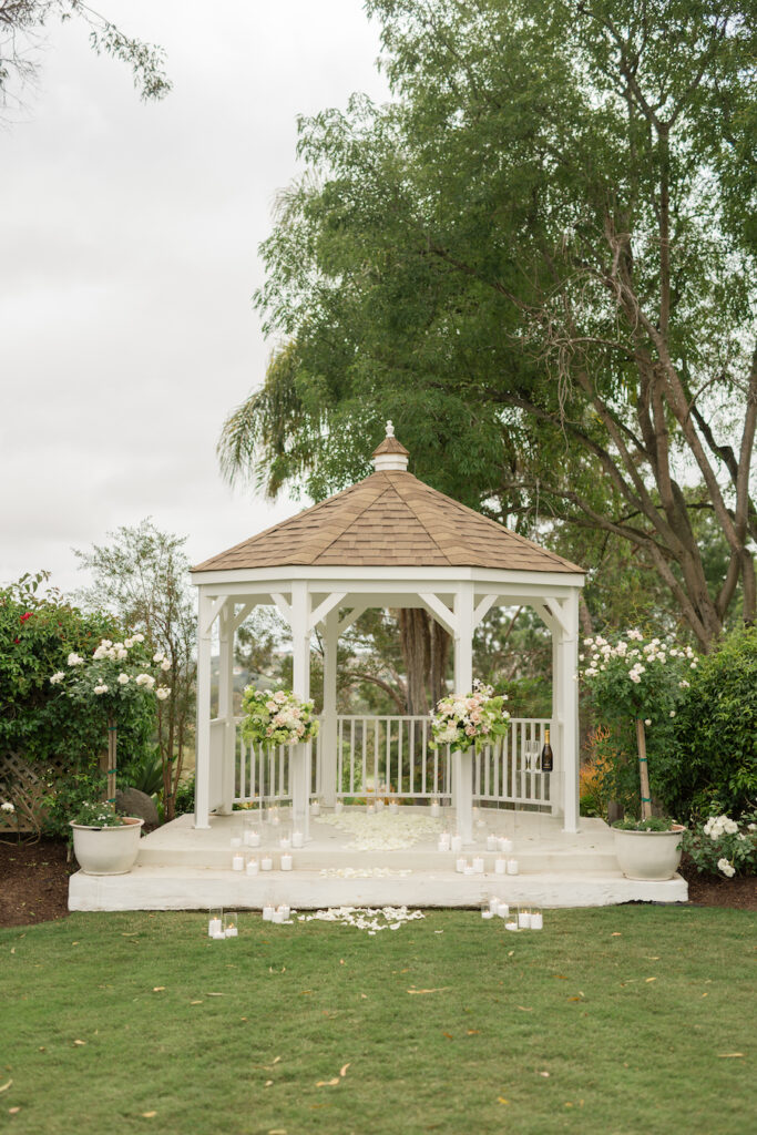 Gazebo proposal in san diego