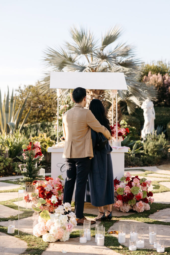 Red and Pink Floral Proposal