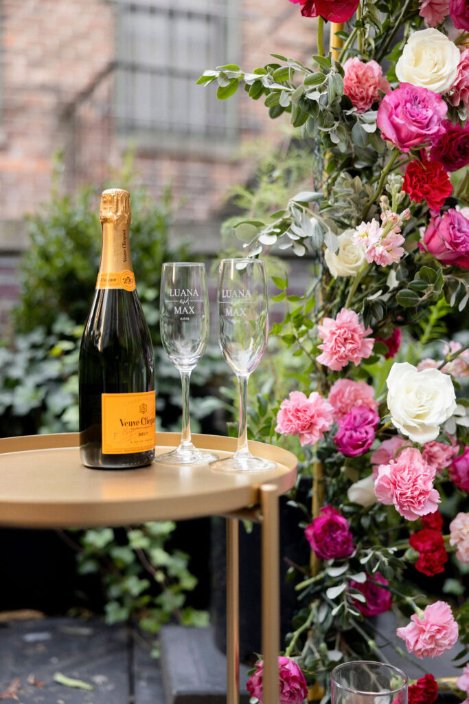 Pink and White Florals