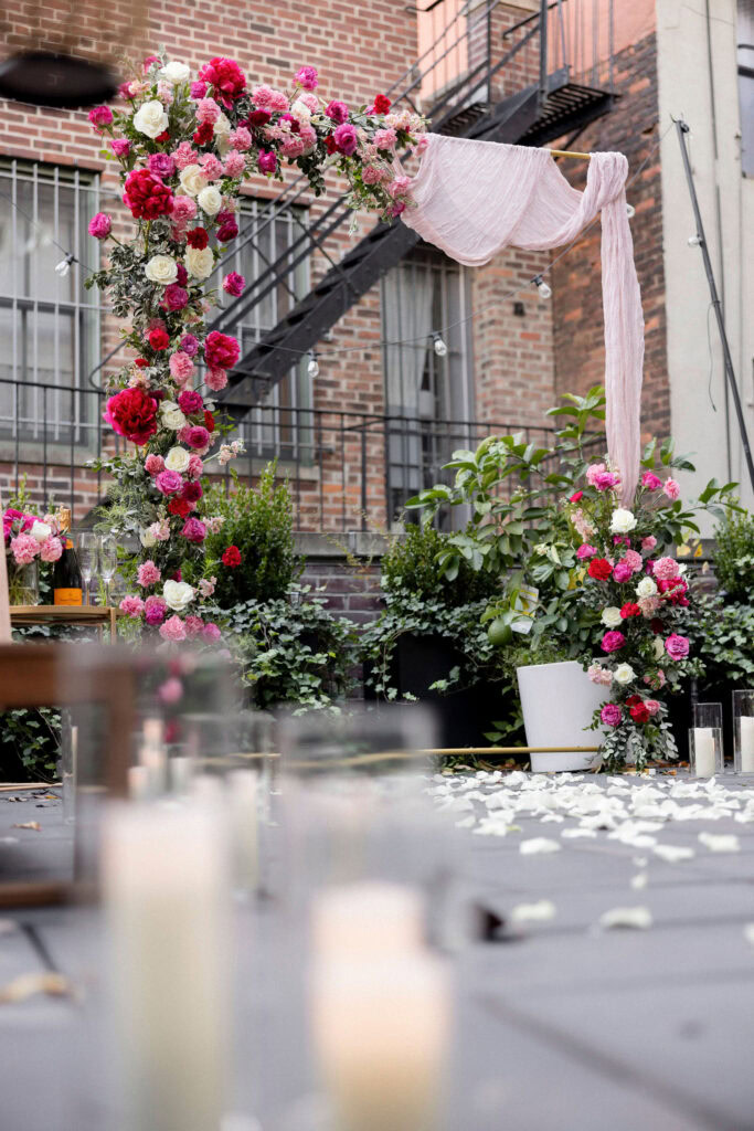 Pink and White Florals