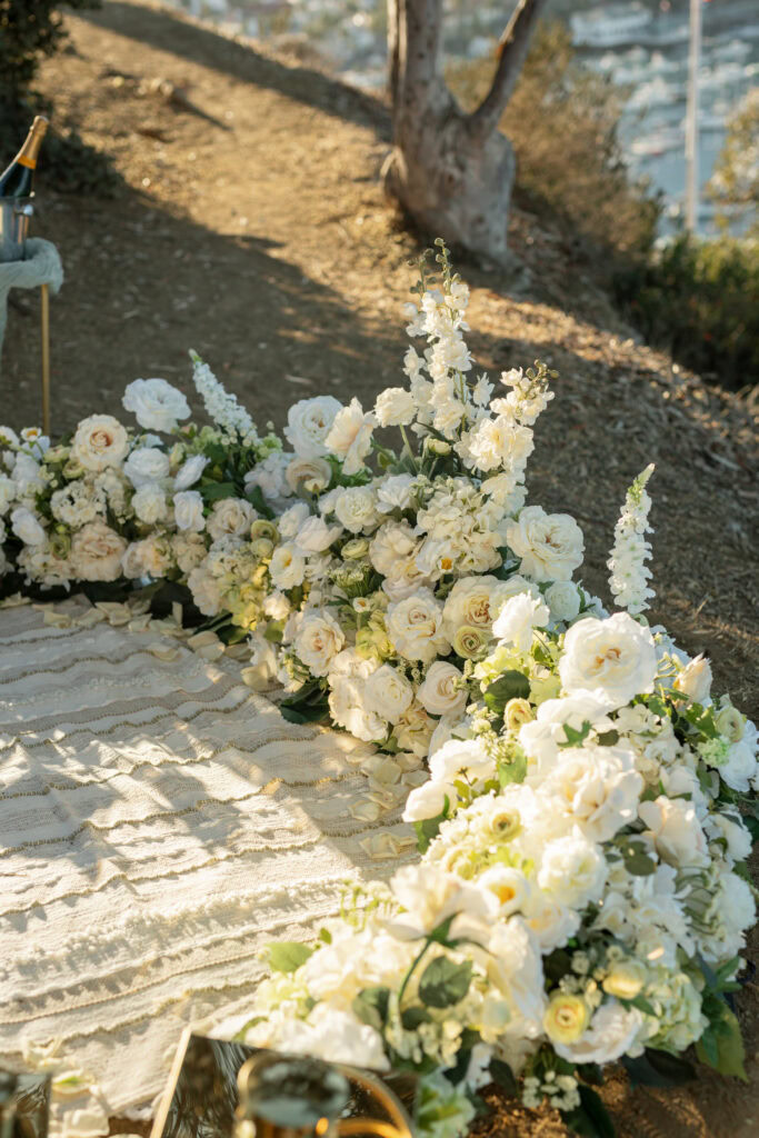 luxury faux flower proposal