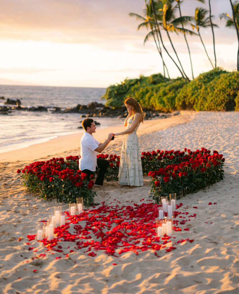 Romantic Red Heart Proposal