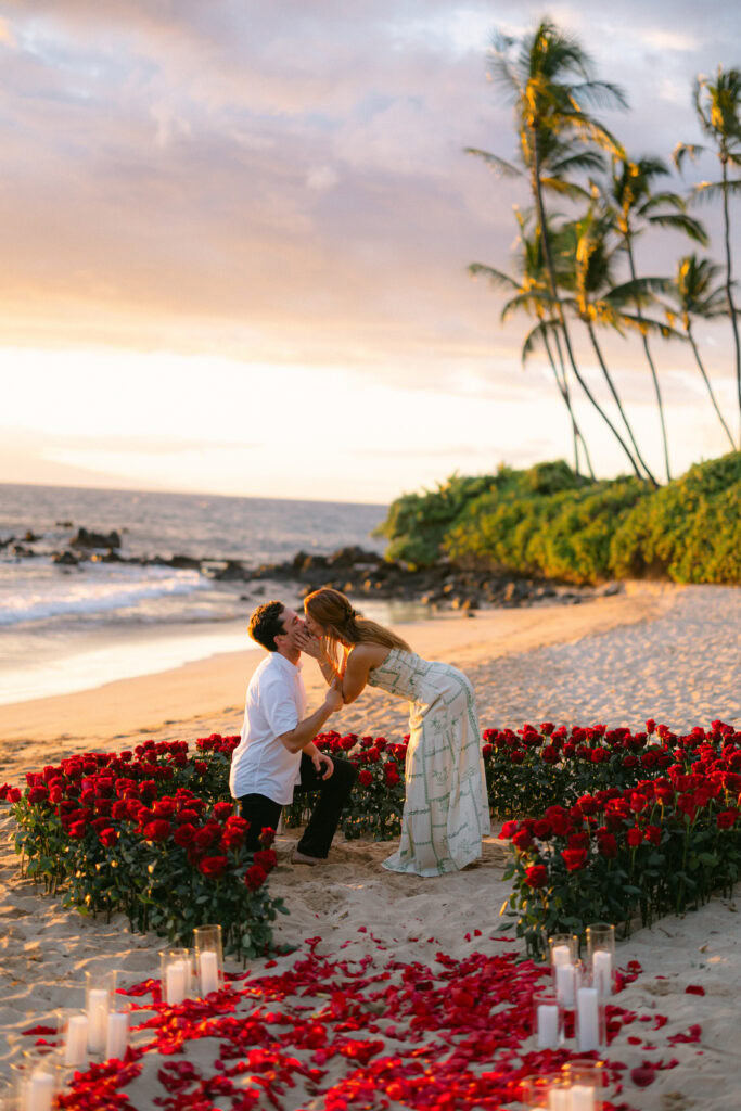 Romantic Red Heart Proposal