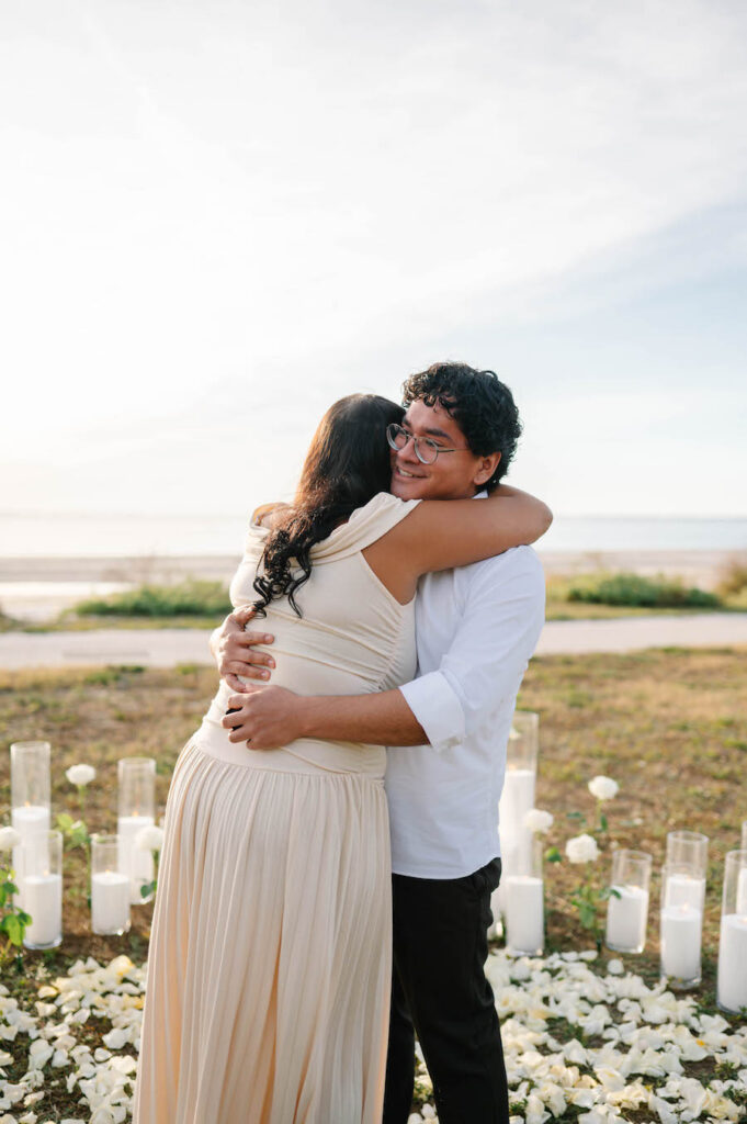 Romantic Beach Proposal