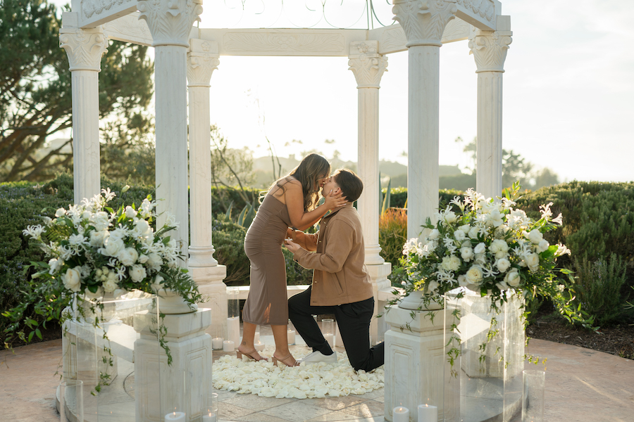 Cody and Yary share a romantic moment at their proposal